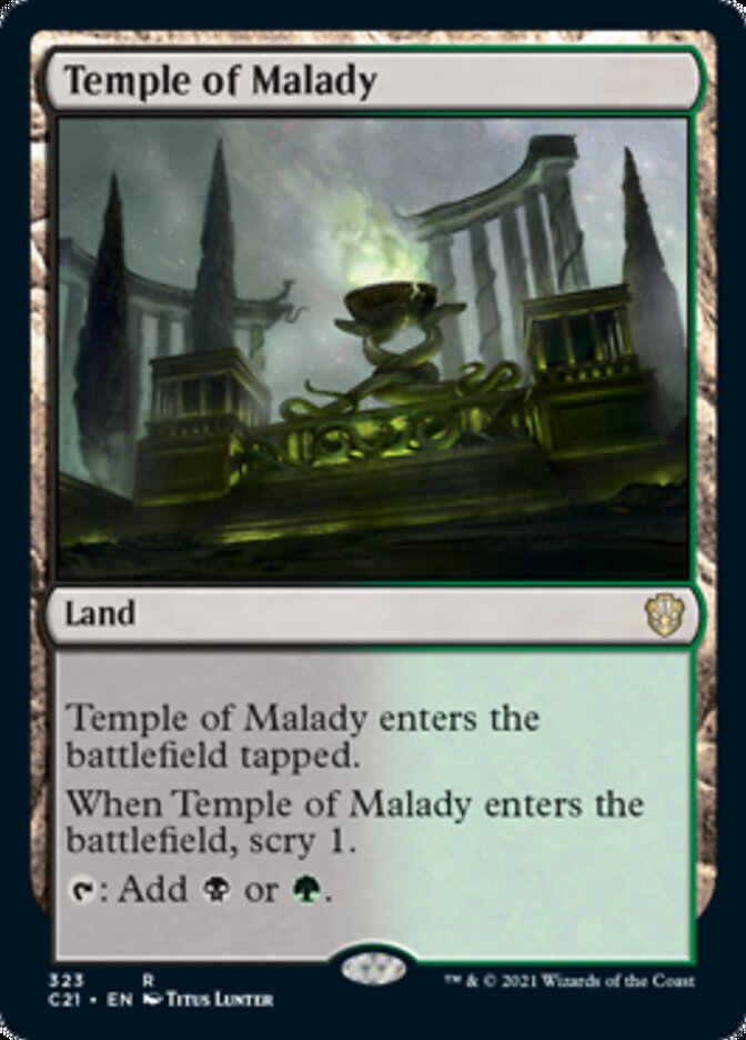Temple of Malady [Commander 2021] - Magic: The Gathering - Card Brawlers | Quebec | Canada |