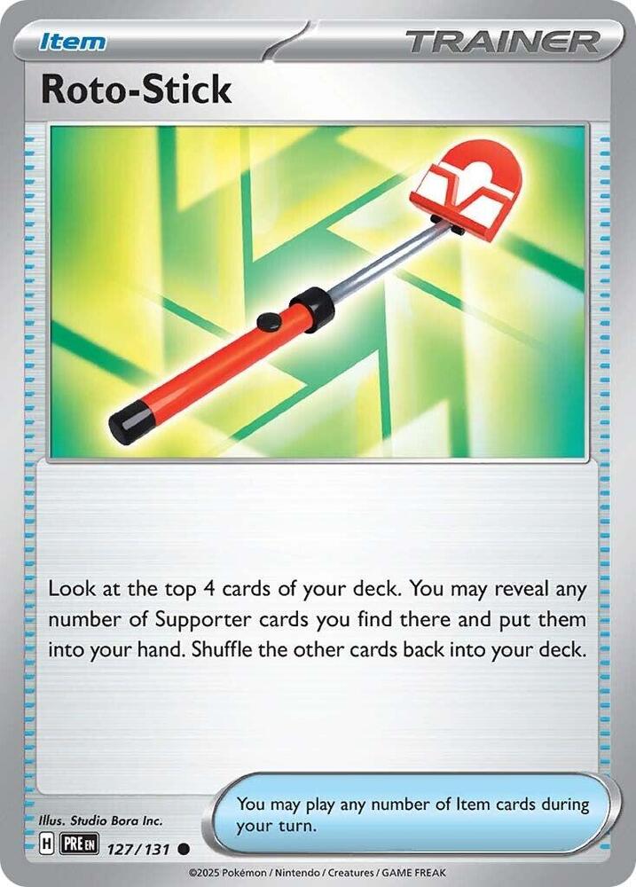 Roto-Stick (127/131) [Scarlet & Violet: Prismatic Evolutions] - Pokémon - Card Brawlers | Quebec | Canada |