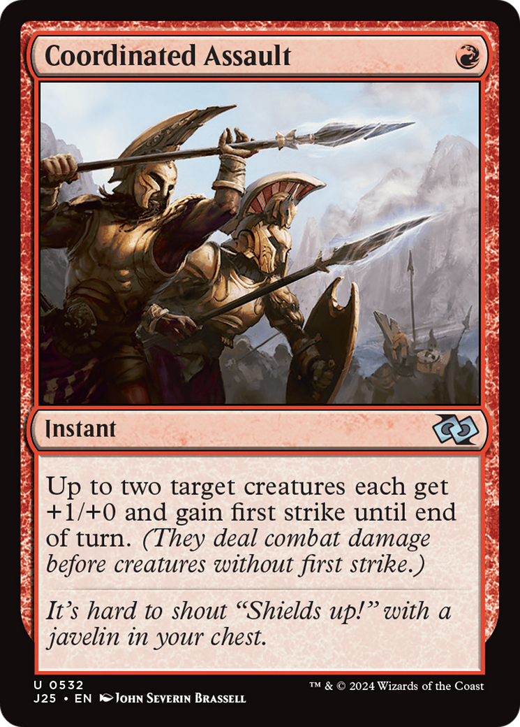 Coordinated Assault [Foundations Jumpstart] - Magic: The Gathering - Card Brawlers | Quebec | Canada |
