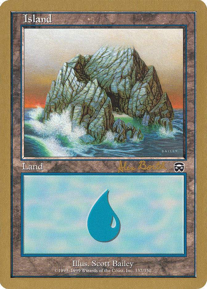 Island (ab337a) (Alex Borteh) [World Championship Decks 2001] - Magic: The Gathering - Card Brawlers | Quebec | Canada |