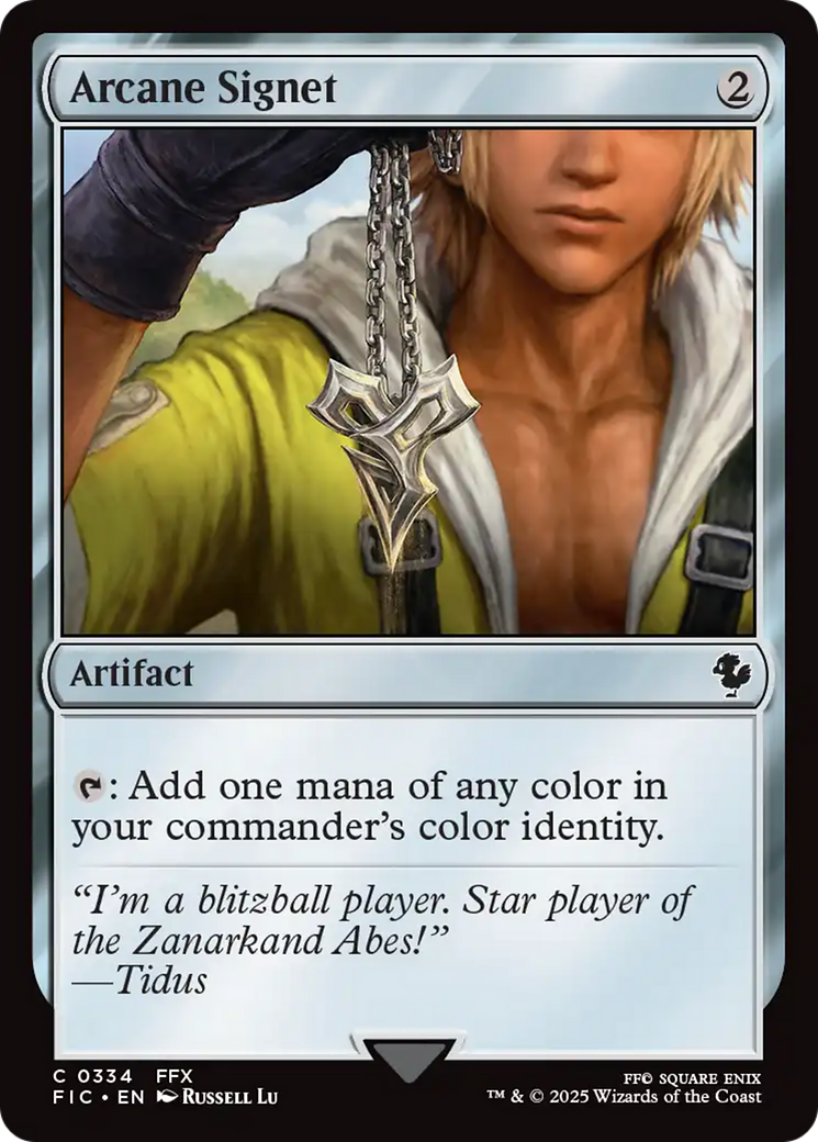 Arcane Signet (0334) [FINAL FANTASY Commander] - Magic: The Gathering - Card Brawlers | Quebec | Canada |