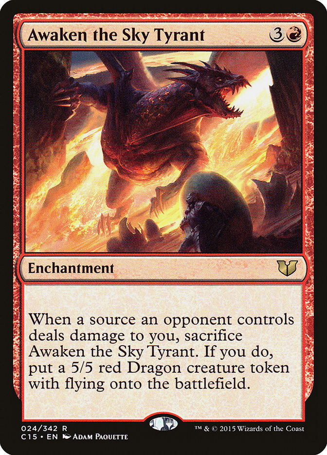 Awaken the Sky Tyrant [Commander 2015] - Magic: The Gathering - Card Brawlers | Quebec | Canada |