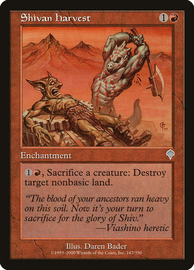 Shivan Harvest [Invasion] - Magic: The Gathering - Card Brawlers | Quebec | Canada |