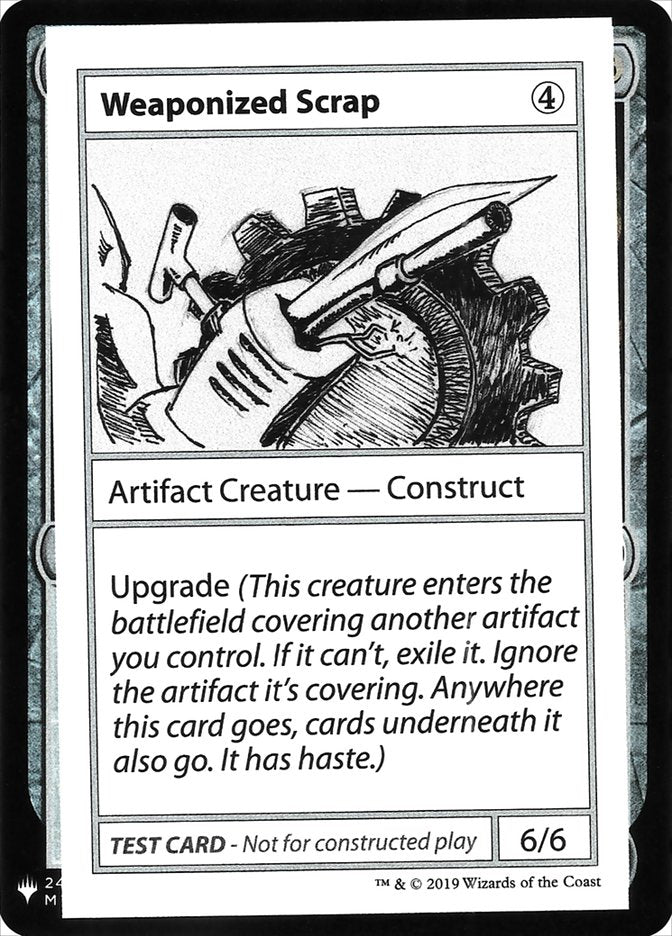 Weaponized Scrap [Mystery Booster Playtest Cards] - Magic: The Gathering - Card Brawlers | Quebec | Canada |