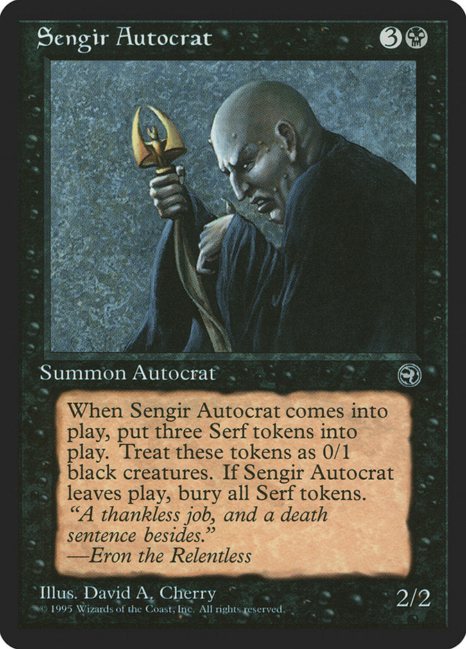 Sengir Autocrat [Homelands] - Magic: The Gathering - Card Brawlers | Quebec | Canada |