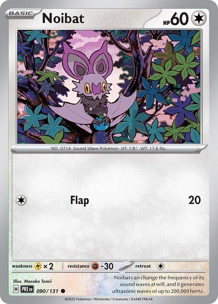 Noibat (090/131) [Scarlet & Violet: Prismatic Evolutions] - Pokémon - Card Brawlers | Quebec | Canada |
