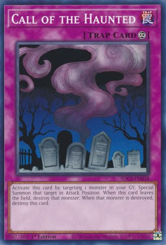 Call of the Haunted [SDCS-EN038] Common - Yu-Gi-Oh! - Card Brawlers | Quebec | Canada |