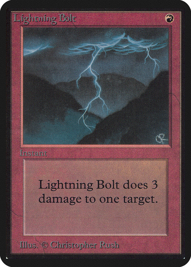 Lightning Bolt [Alpha Edition] - Magic: The Gathering - Card Brawlers | Quebec | Canada |