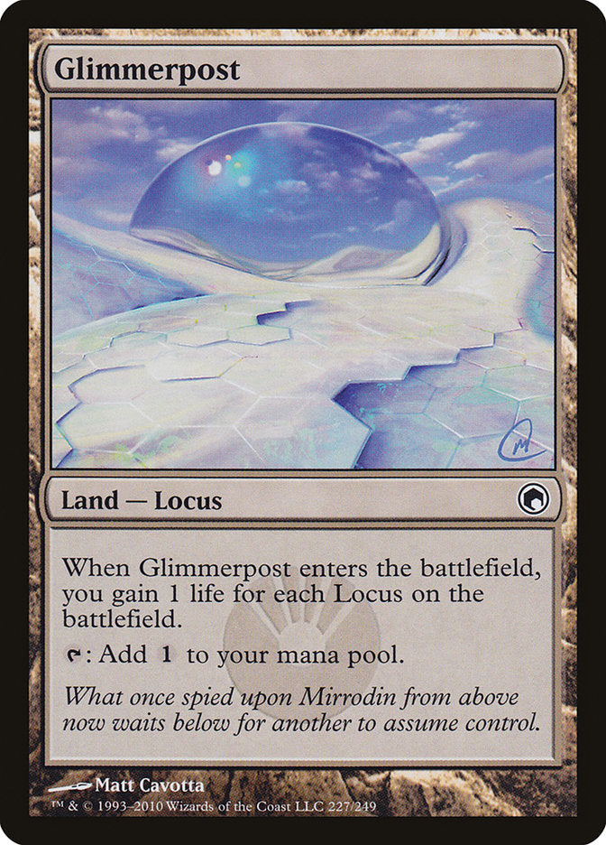 Glimmerpost [Scars of Mirrodin] - Magic: The Gathering - Card Brawlers | Quebec | Canada |