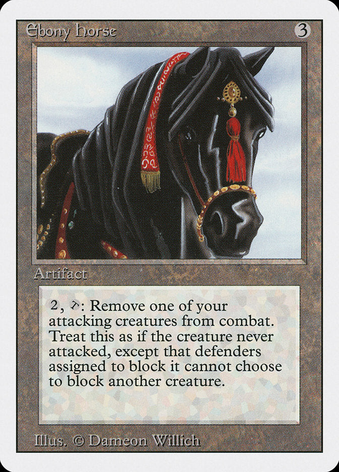 Ebony Horse [Revised Edition] - Magic: The Gathering - Card Brawlers | Quebec | Canada |