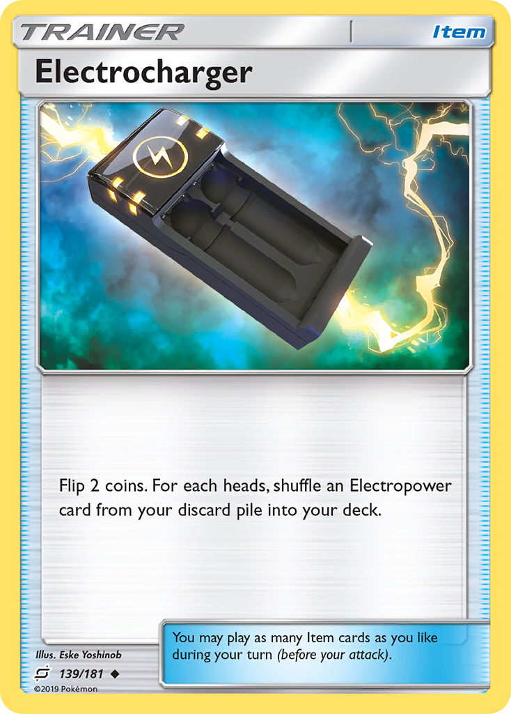 Electrocharger (139/181) [Sun & Moon: Team Up] - Pokémon - Card Brawlers | Quebec | Canada |