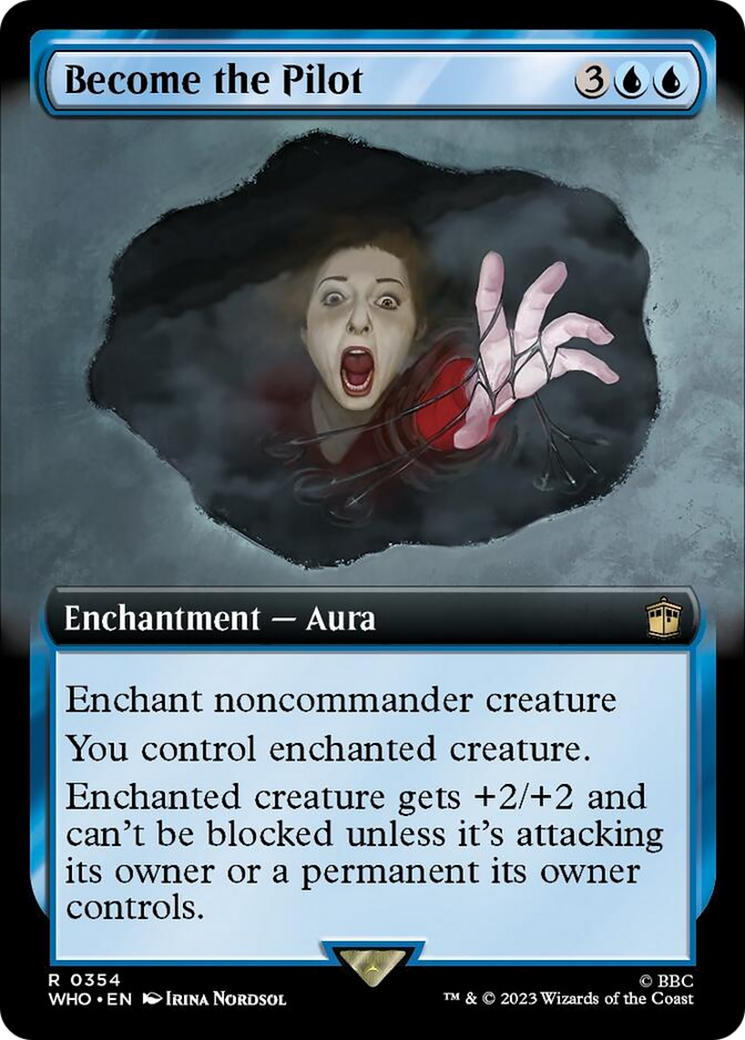 Become the Pilot (Extended Art) [Doctor Who] - Magic: The Gathering - Card Brawlers | Quebec | Canada |