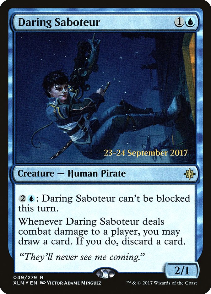 Daring Saboteur [Ixalan Prerelease Promos] - Magic: The Gathering - Card Brawlers | Quebec | Canada |