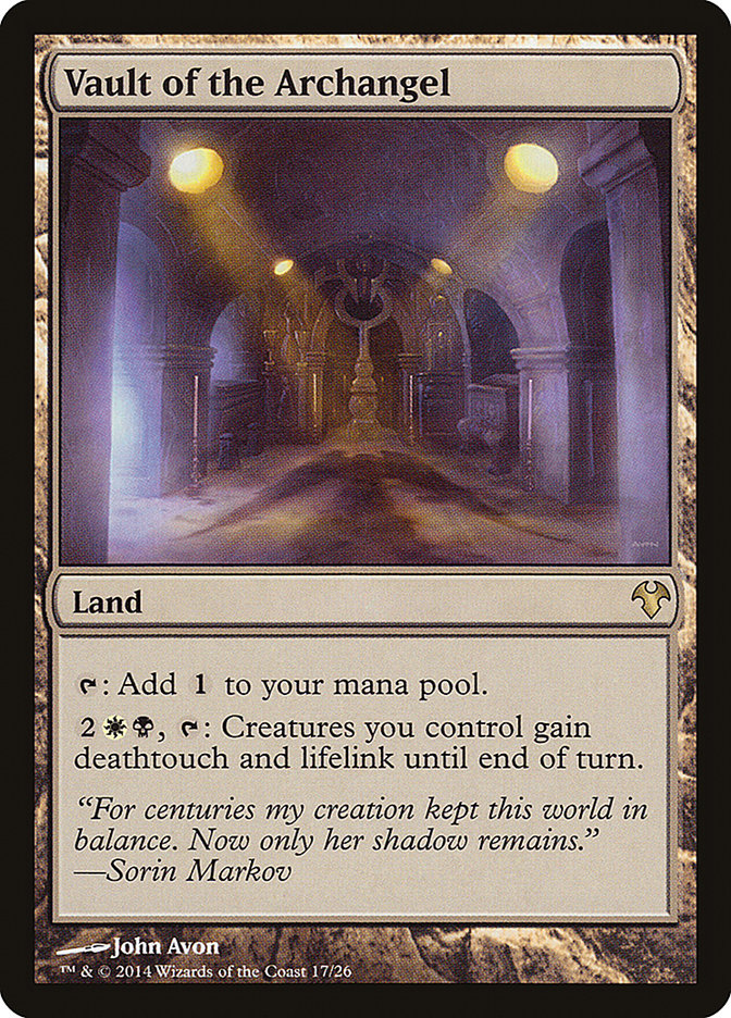 Vault of the Archangel [Modern Event Deck 2014] - Magic: The Gathering - Card Brawlers | Quebec | Canada |