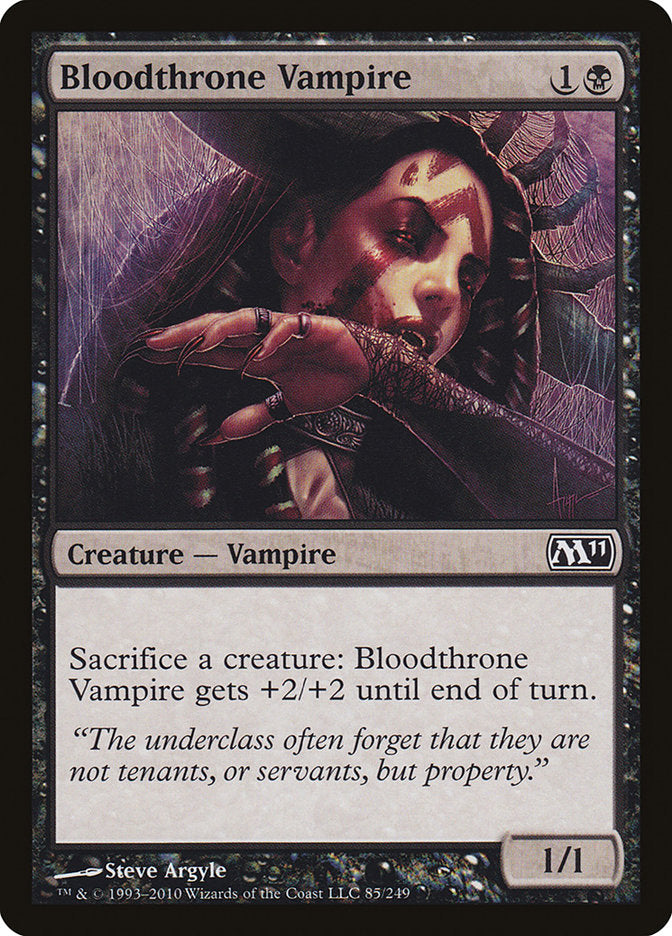 Bloodthrone Vampire [Magic 2011] - Magic: The Gathering - Card Brawlers | Quebec | Canada |