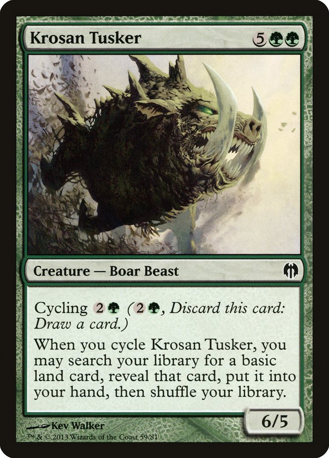 Krosan Tusker [Duel Decks: Heroes vs. Monsters] - Magic: The Gathering - Card Brawlers | Quebec | Canada |