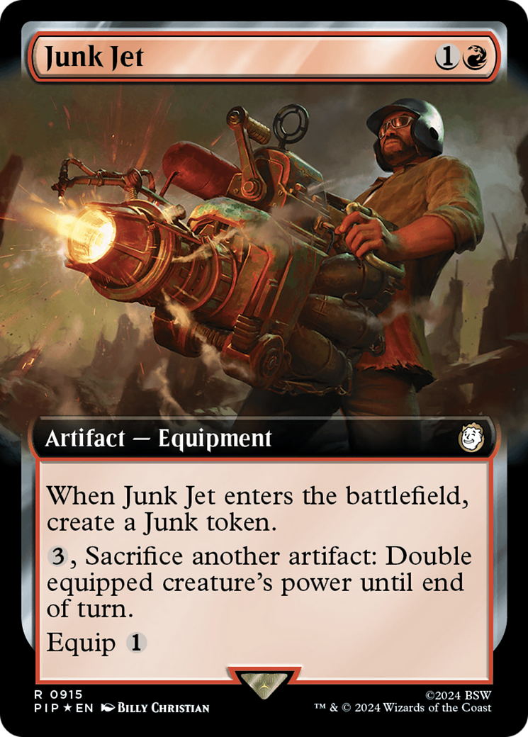 Junk Jet (Extended Art) (Surge Foil) [Fallout] - Magic: The Gathering - Card Brawlers | Quebec | Canada |