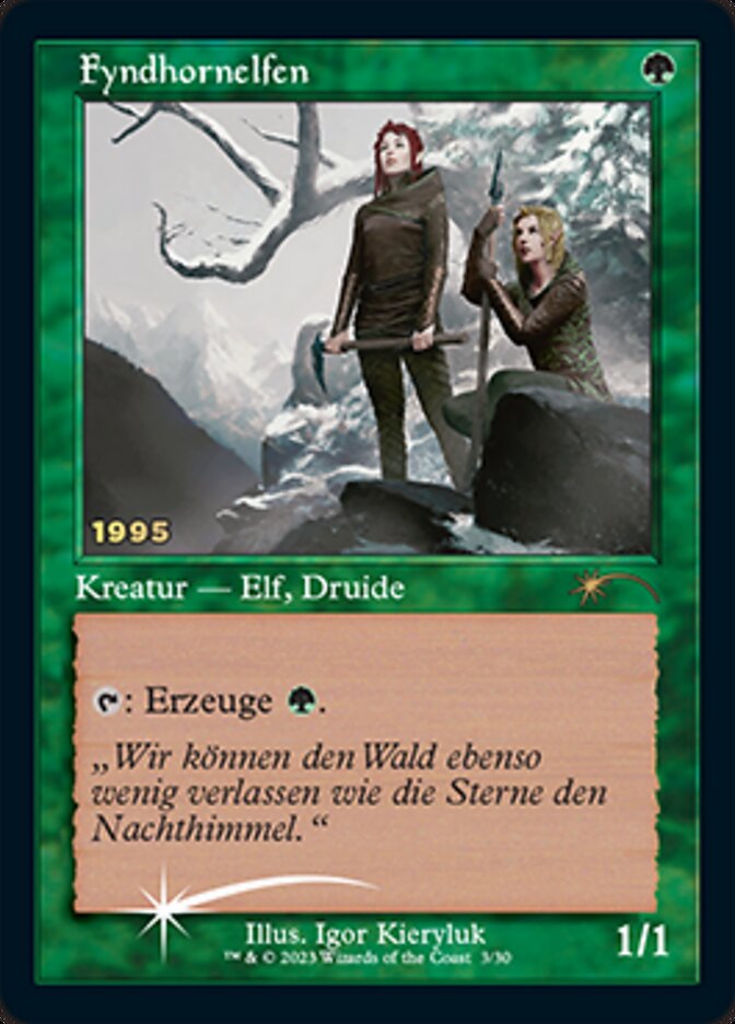 Fyndhornelfen (Fyndhorn Elves) [30th Anniversary Promos] - Magic: The Gathering - Card Brawlers | Quebec | Canada |