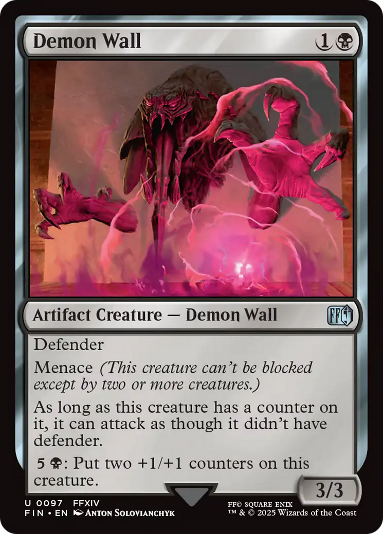 Demon Wall [FINAL FANTASY] - Magic: The Gathering - Card Brawlers | Quebec | Canada |