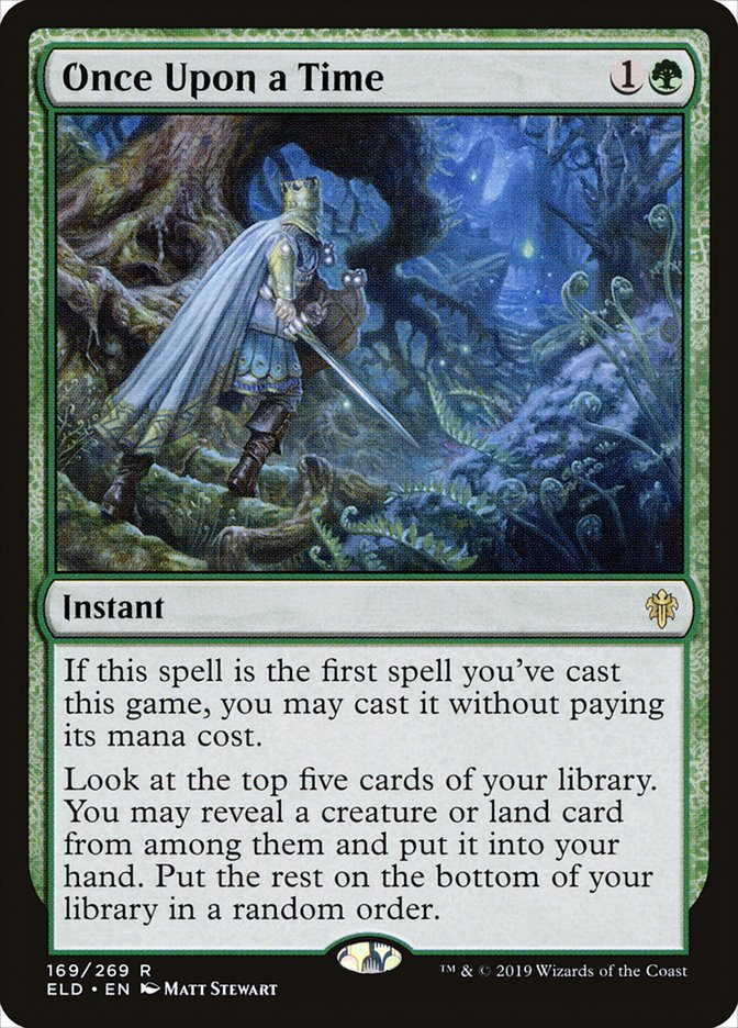 Once Upon a Time [Throne of Eldraine] - Magic: The Gathering - Card Brawlers | Quebec | Canada |