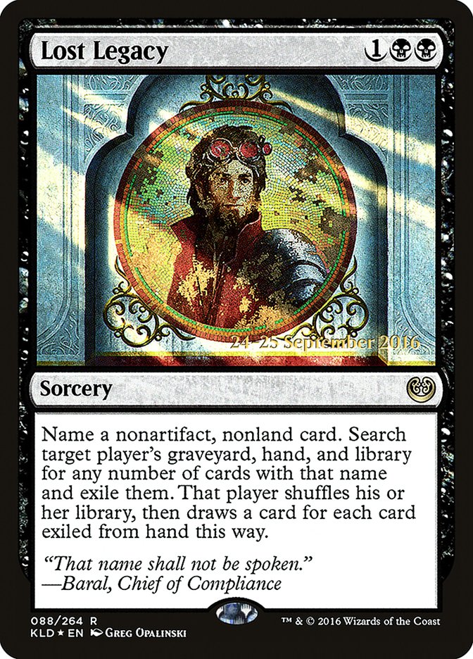 Lost Legacy [Kaladesh Prerelease Promos] - Magic: The Gathering - Card Brawlers | Quebec | Canada |