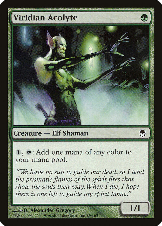 Viridian Acolyte [Darksteel] - Magic: The Gathering - Card Brawlers | Quebec | Canada |