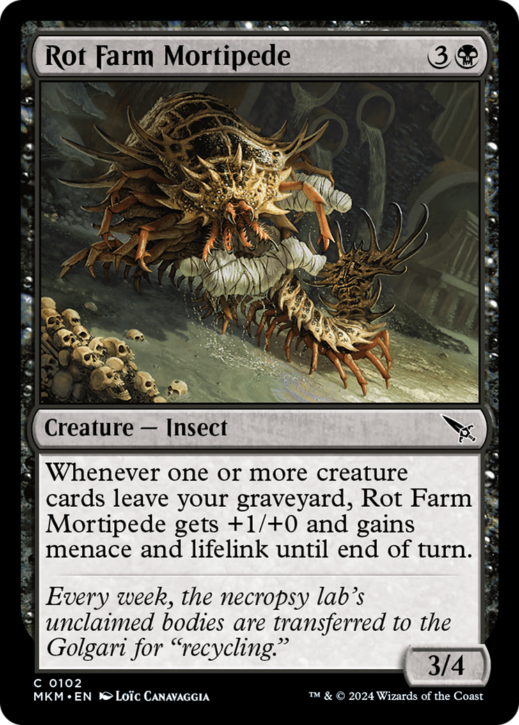 Rot Farm Mortipede [Murders at Karlov Manor] - Magic: The Gathering - Card Brawlers | Quebec | Canada |