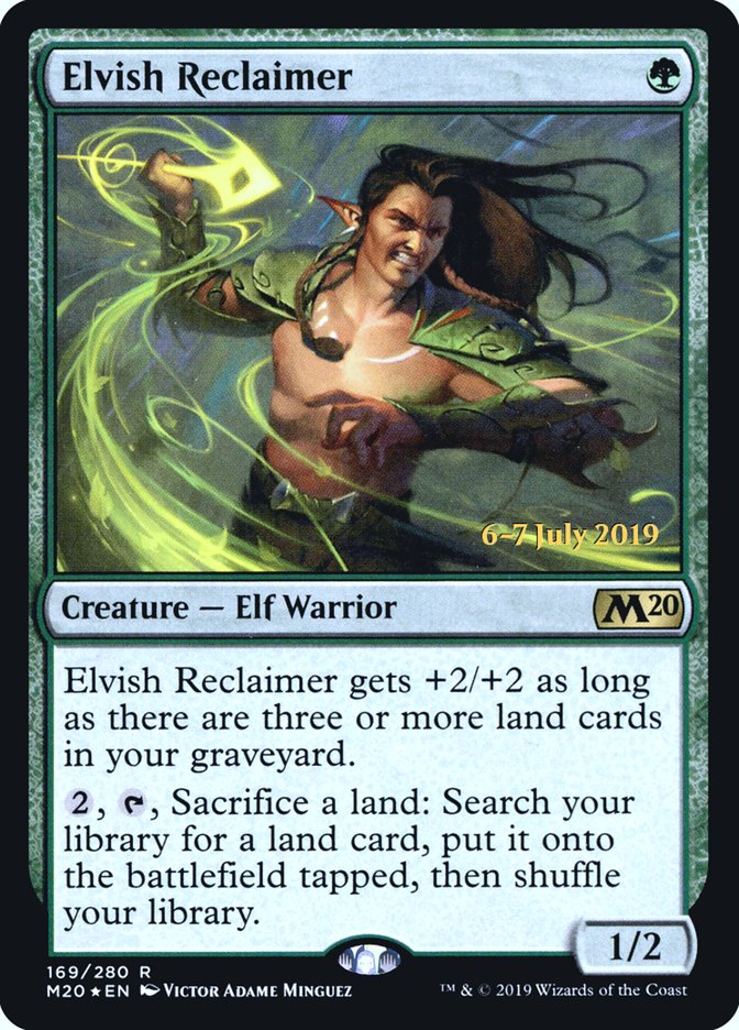 Elvish Reclaimer [Core Set 2020 Prerelease Promos] - Magic: The Gathering - Card Brawlers | Quebec | Canada |