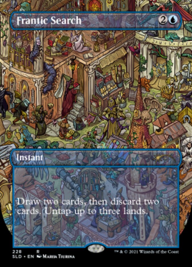 Frantic Search (Borderless) [Secret Lair Drop Series] - Magic: The Gathering - Card Brawlers | Quebec | Canada |