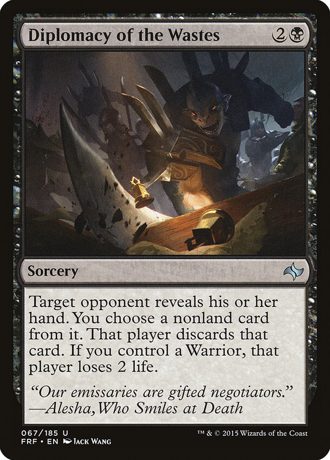 Diplomacy of the Wastes [Fate Reforged] - Magic: The Gathering - Card Brawlers | Quebec | Canada |