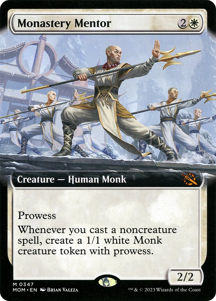 Monastery Mentor (Extended Art) [March of the Machine] - Magic: The Gathering - Card Brawlers | Quebec | Canada |