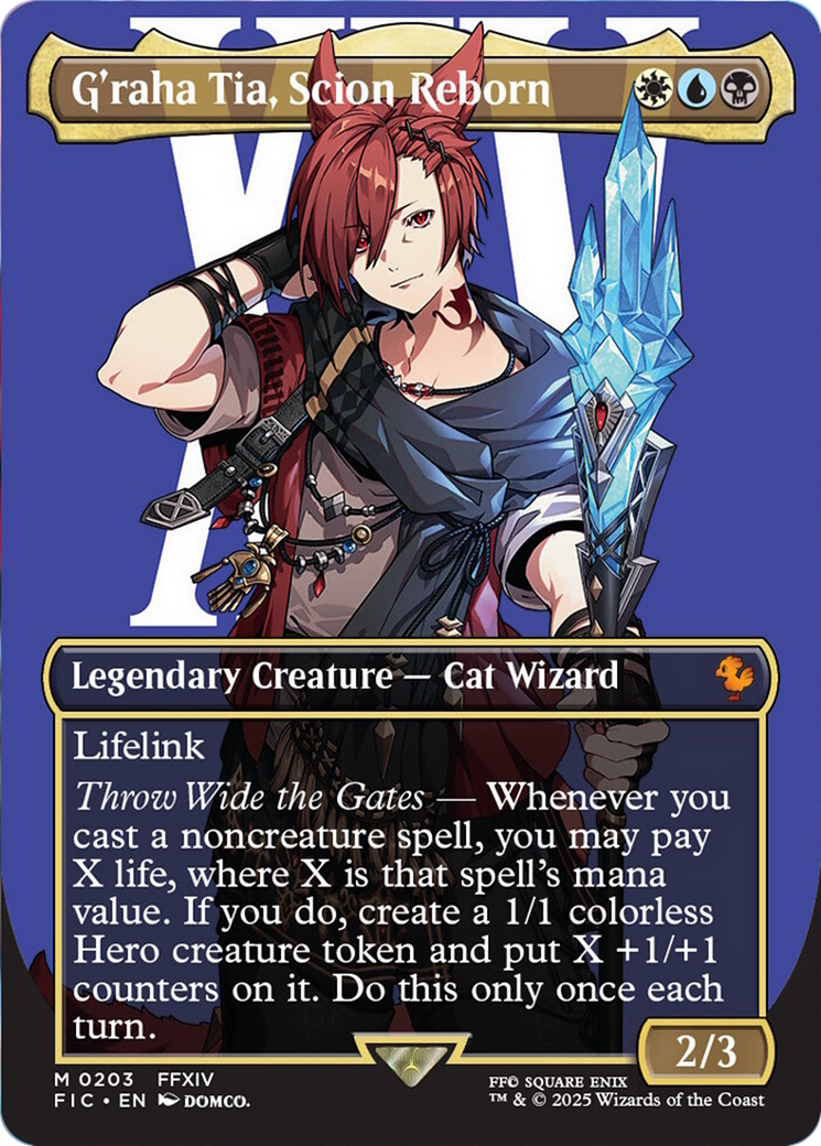 G'raha Tia, Scion Reborn (Borderless) [FINAL FANTASY Commander] - Magic: The Gathering - Card Brawlers | Quebec | Canada |