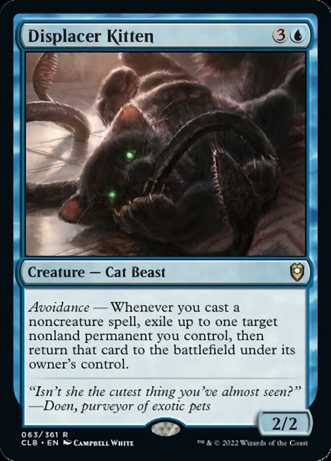 Displacer Kitten [Commander Legends: Battle for Baldur's Gate] - Magic: The Gathering - Card Brawlers | Quebec | Canada |