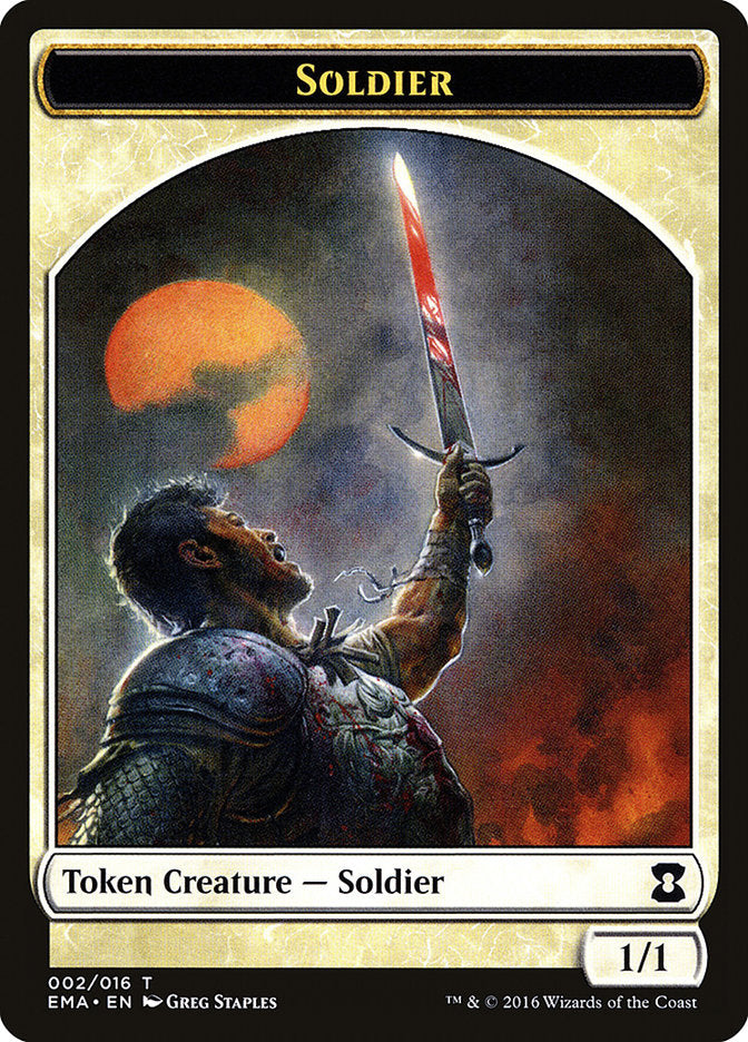 Soldier Token [Eternal Masters Tokens] - Magic: The Gathering - Card Brawlers | Quebec | Canada |