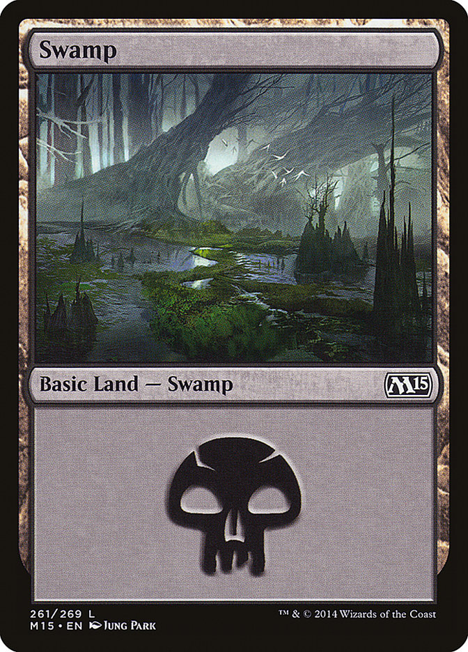 Swamp (261) [Magic 2015] - Magic: The Gathering - Card Brawlers | Quebec | Canada |