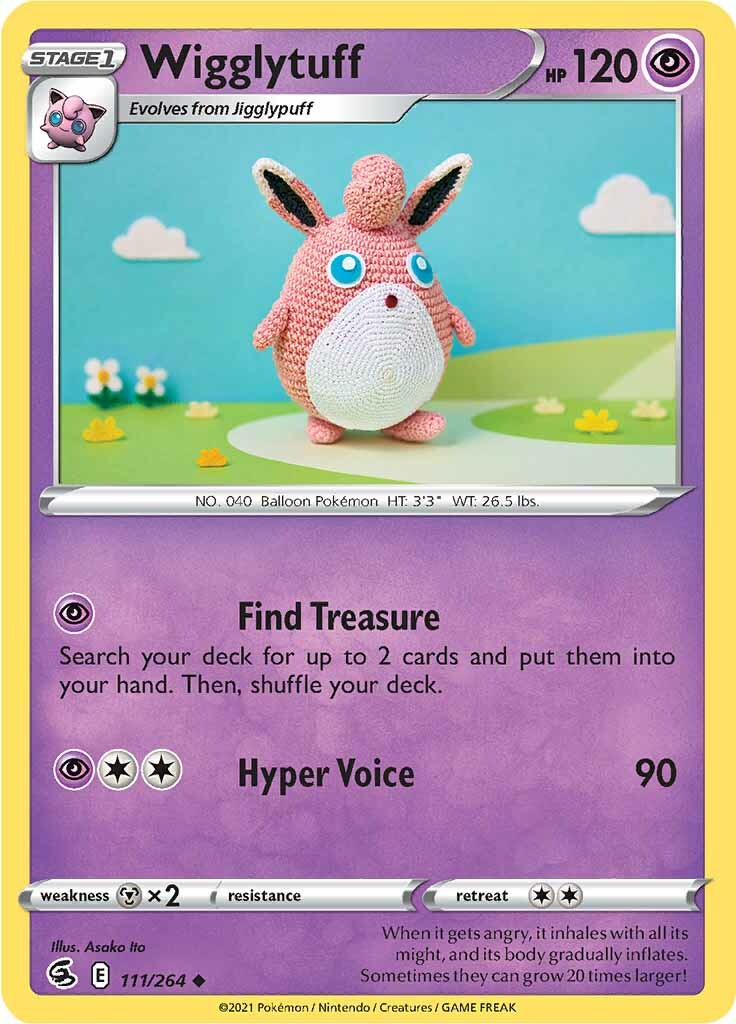 Wigglytuff (111/264) [Sword & Shield: Fusion Strike] - Pokémon - Card Brawlers | Quebec | Canada |