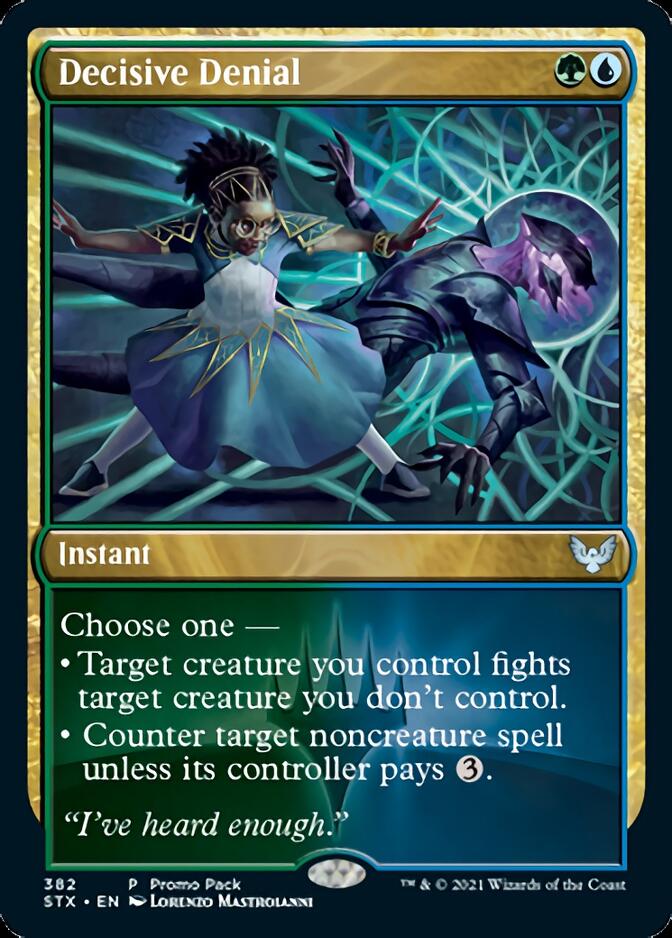 Decisive Denial (Promo Pack) [Strixhaven: School of Mages Promos] - Magic: The Gathering - Card Brawlers | Quebec | Canada |