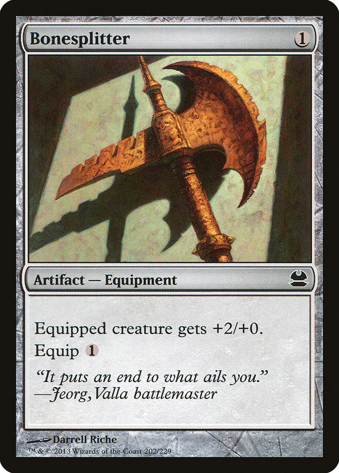 Bonesplitter [Modern Masters] - Magic: The Gathering - Card Brawlers | Quebec | Canada |