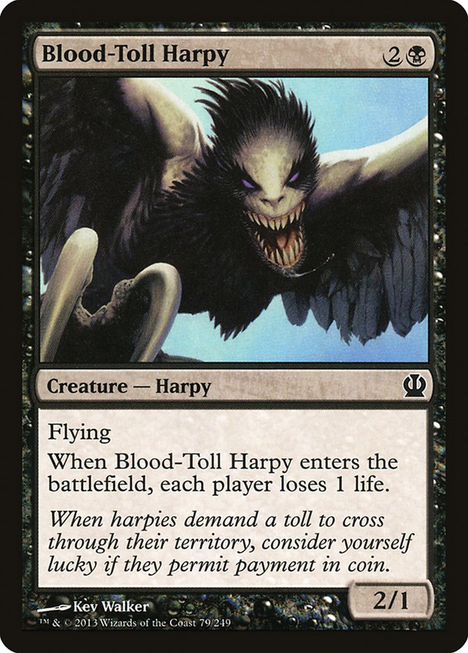 Blood-Toll Harpy [Theros] - Magic: The Gathering - Card Brawlers | Quebec | Canada |