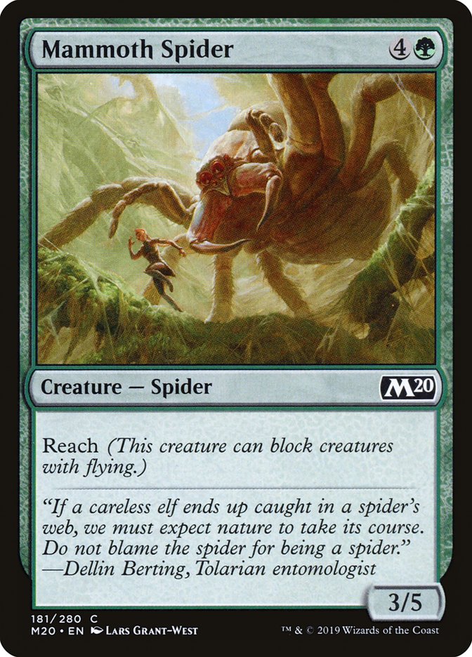 Mammoth Spider [Core Set 2020] - Magic: The Gathering - Card Brawlers | Quebec | Canada |