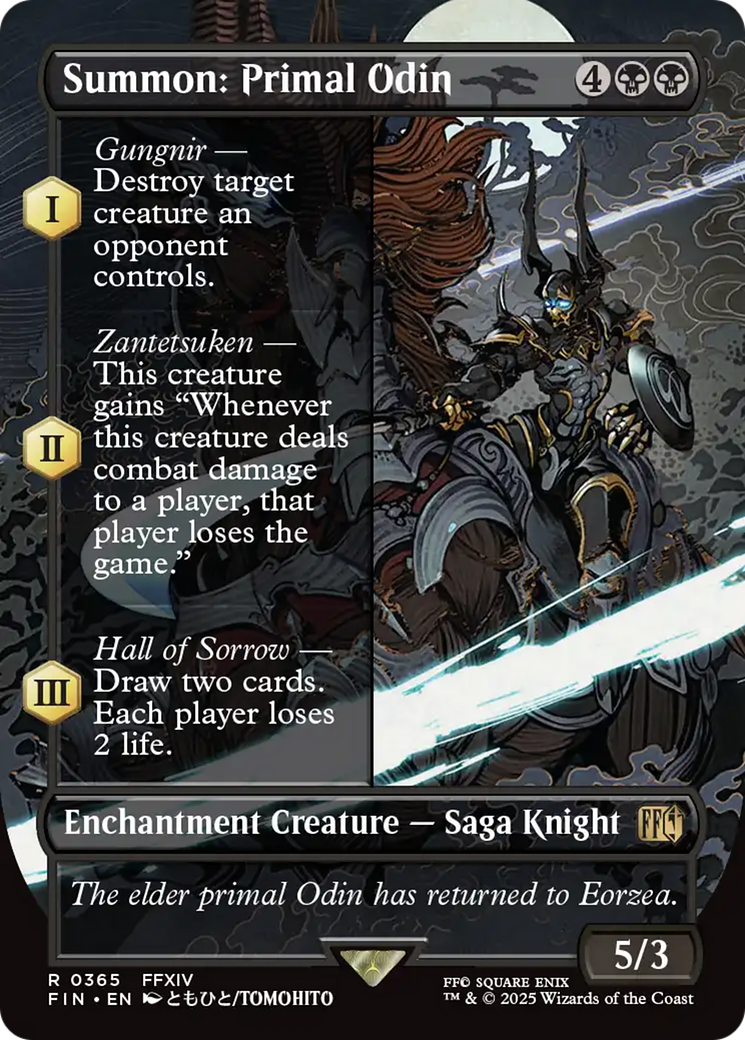 Summon: Primal Odin (Borderless) [FINAL FANTASY] - Magic: The Gathering - Card Brawlers | Quebec | Canada |