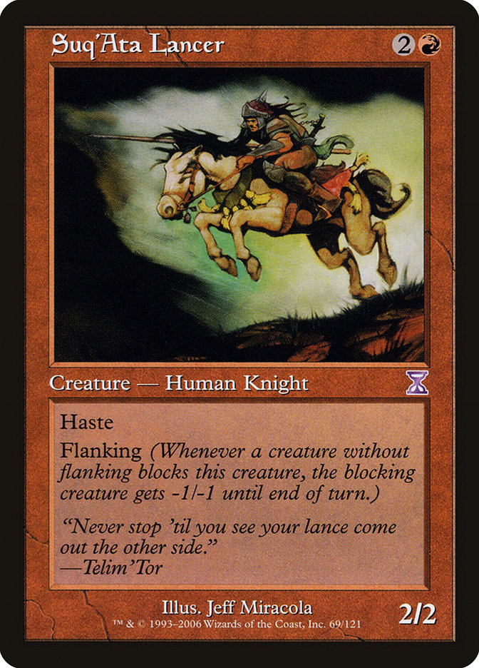 Suq'Ata Lancer [Time Spiral Timeshifted] - Magic: The Gathering - Card Brawlers | Quebec | Canada |