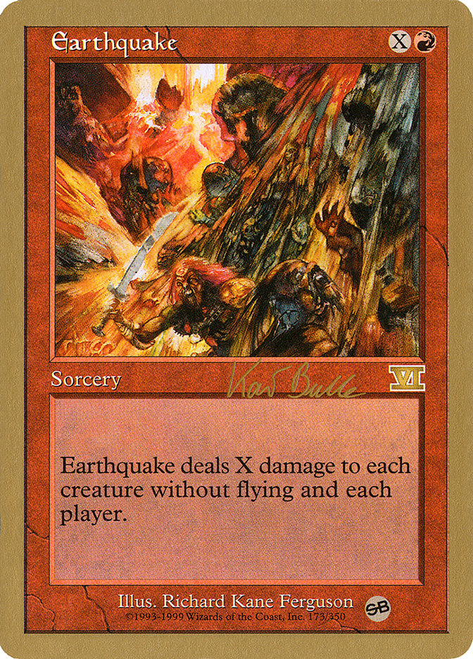Earthquake (Kai Budde) (SB) [World Championship Decks 1999] - Magic: The Gathering - Card Brawlers | Quebec | Canada |