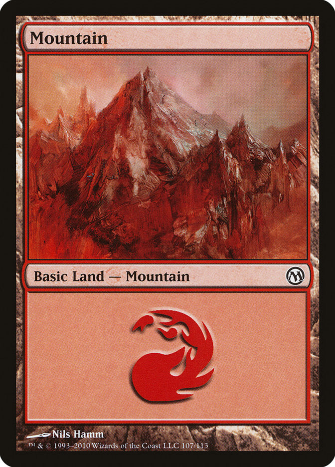 Mountain (107) [Duels of the Planeswalkers] - Magic: The Gathering - Card Brawlers | Quebec | Canada |
