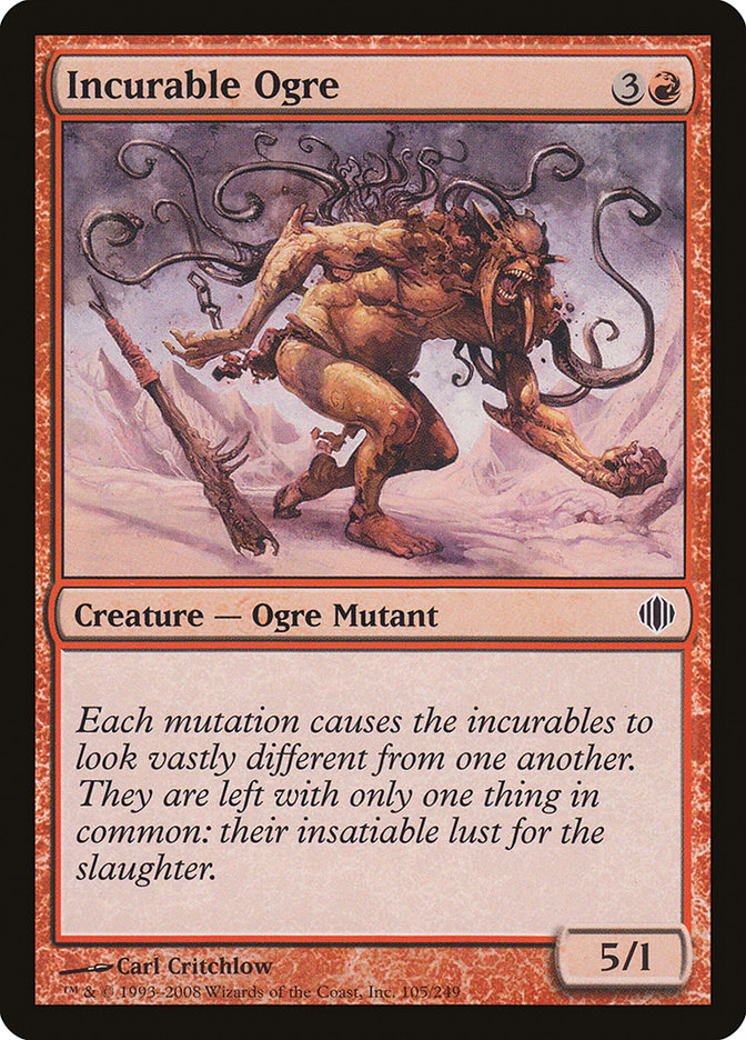 Incurable Ogre [Shards of Alara] - Magic: The Gathering - Card Brawlers | Quebec | Canada |