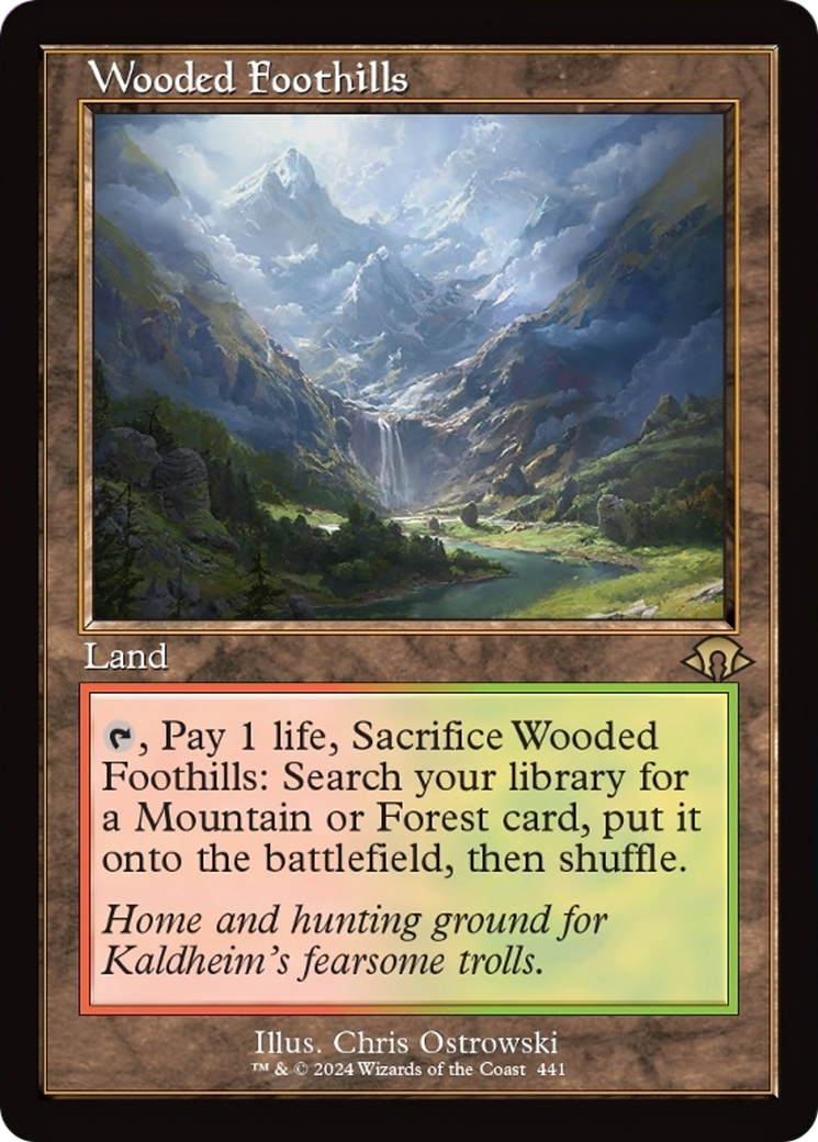 Wooded Foothills (Retro) [Modern Horizons 3] - Magic: The Gathering - Card Brawlers | Quebec | Canada |