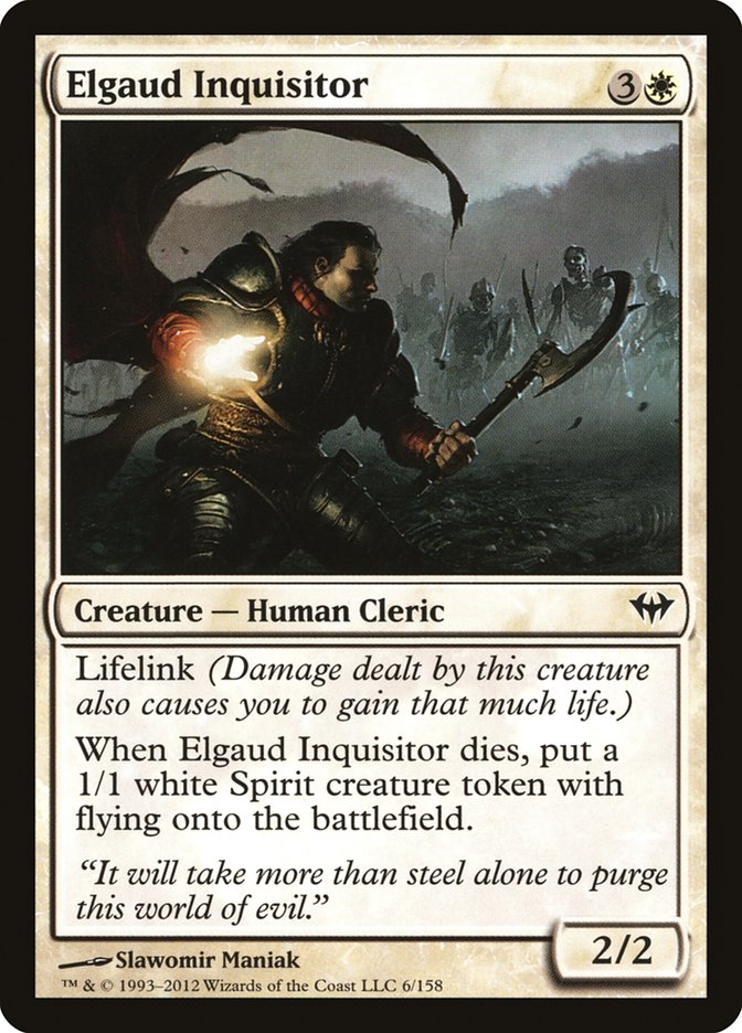 Elgaud Inquisitor [Dark Ascension] - Magic: The Gathering - Card Brawlers | Quebec | Canada |