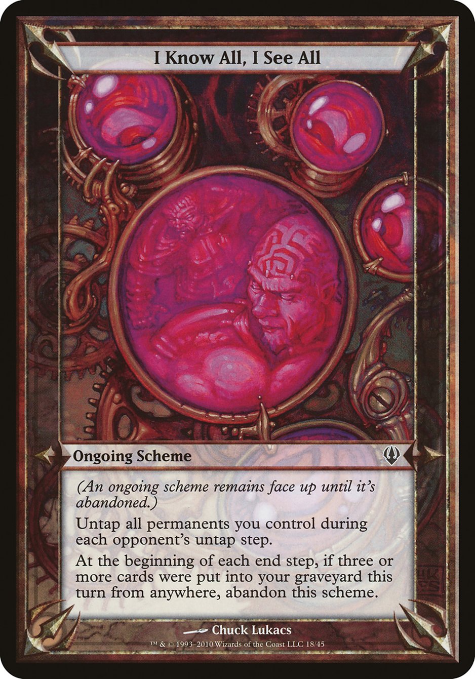 I Know All, I See All (Schemes) [Archenemy Schemes] - Magic: The Gathering - Card Brawlers | Quebec | Canada |
