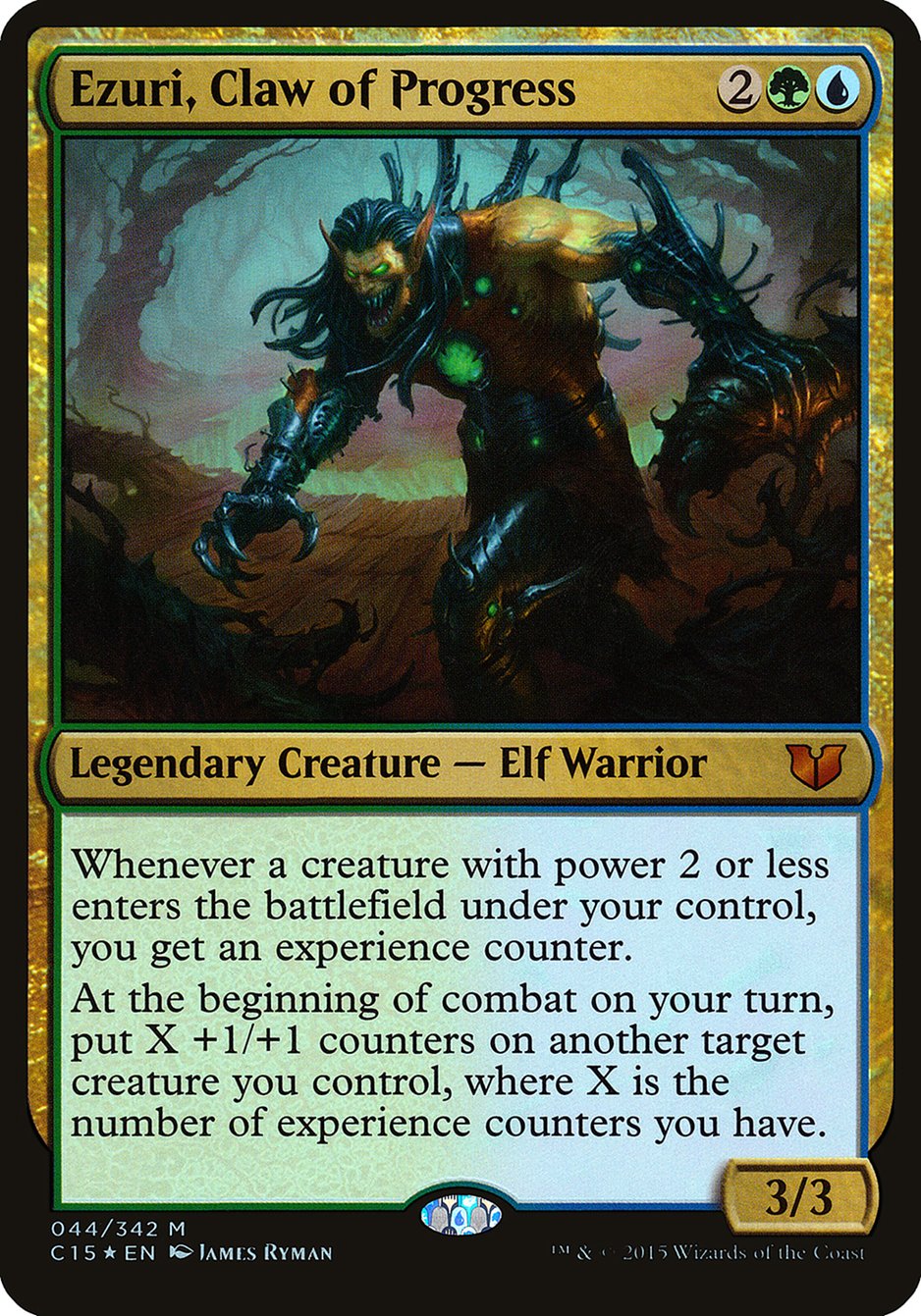 Ezuri, Claw of Progress (Oversized) [Commander 2015 Oversized] - Magic: The Gathering - Card Brawlers | Quebec | Canada |