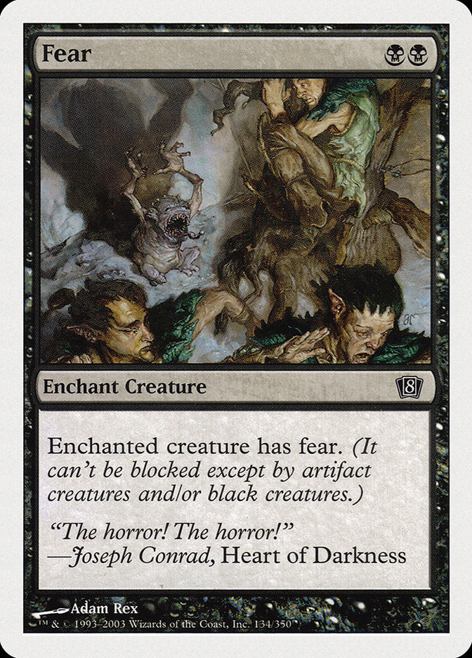 Fear [Eighth Edition] - Magic: The Gathering - Card Brawlers | Quebec | Canada |